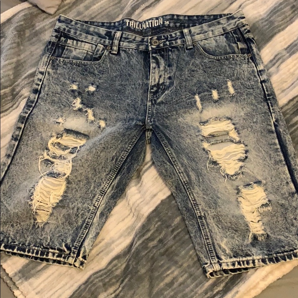 Trillnation Men’s Stressed Shorts